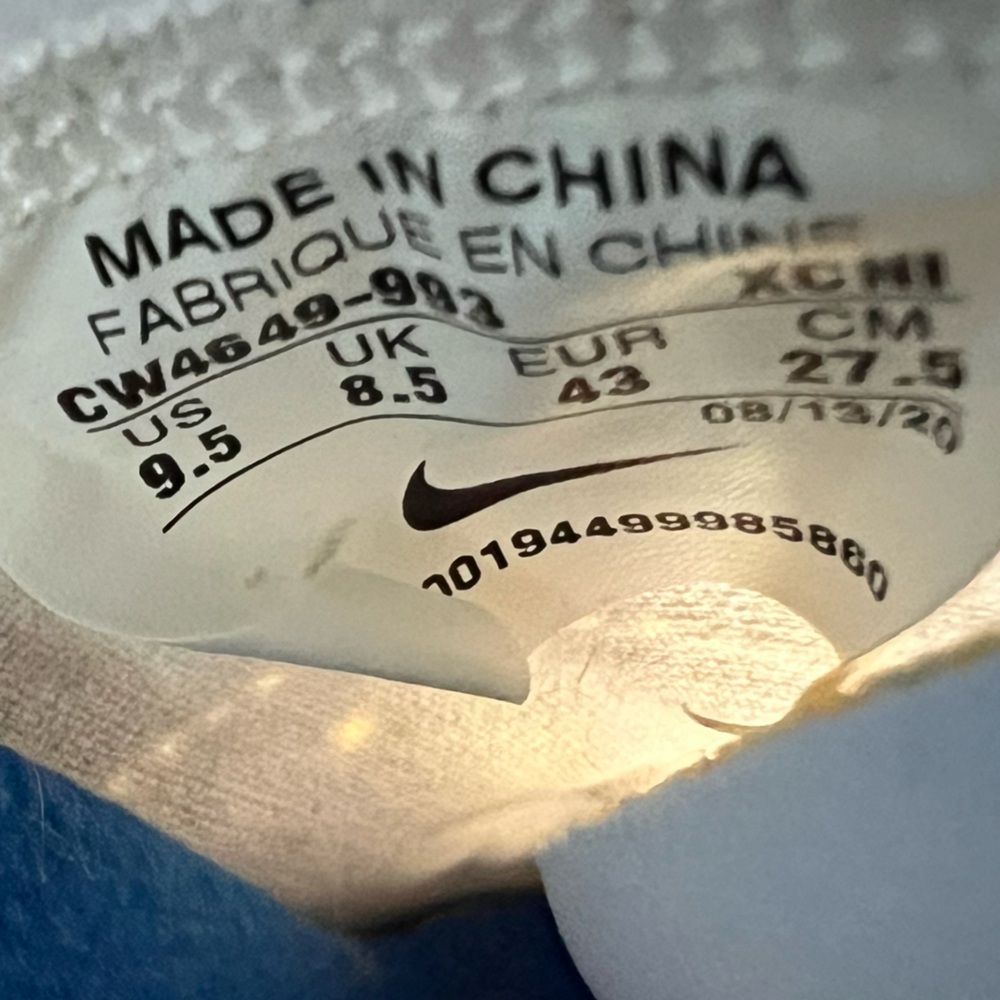 Nike Blazer Mid Custom With Name KAYLEE On Back Women’s 9.5 White Lavender NICE! - Picture 7 of 7